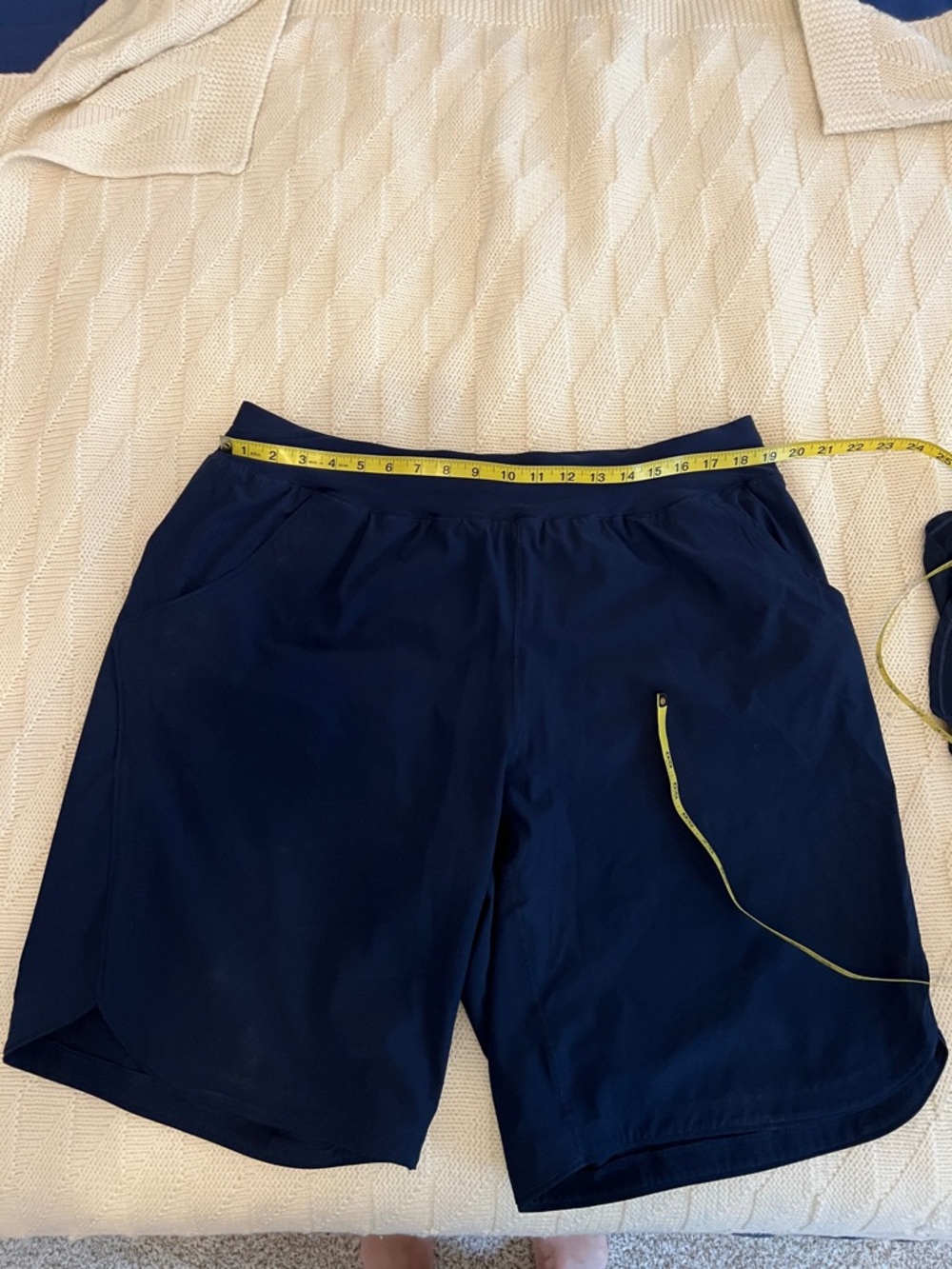 Plus size women swim shorts Lands End navy
